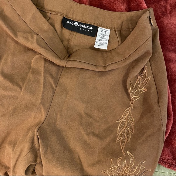 boho embroidered trousers - Picture 1 of 4